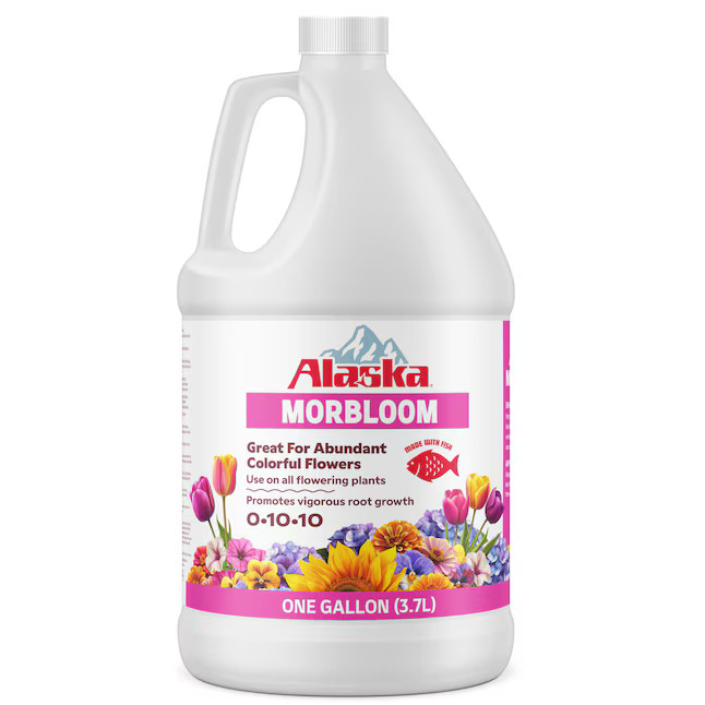 Alaska Morbloom 1 Gal Liquid Fertilizer 0-10-10 Flowering Plant Food Boost