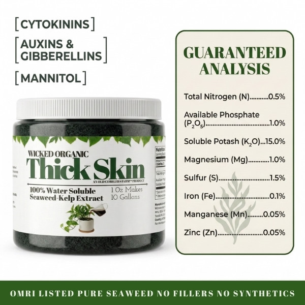 Old Cobblers Farm Wicked Organic Thick Skin Soluble Seaweed Extract Powder