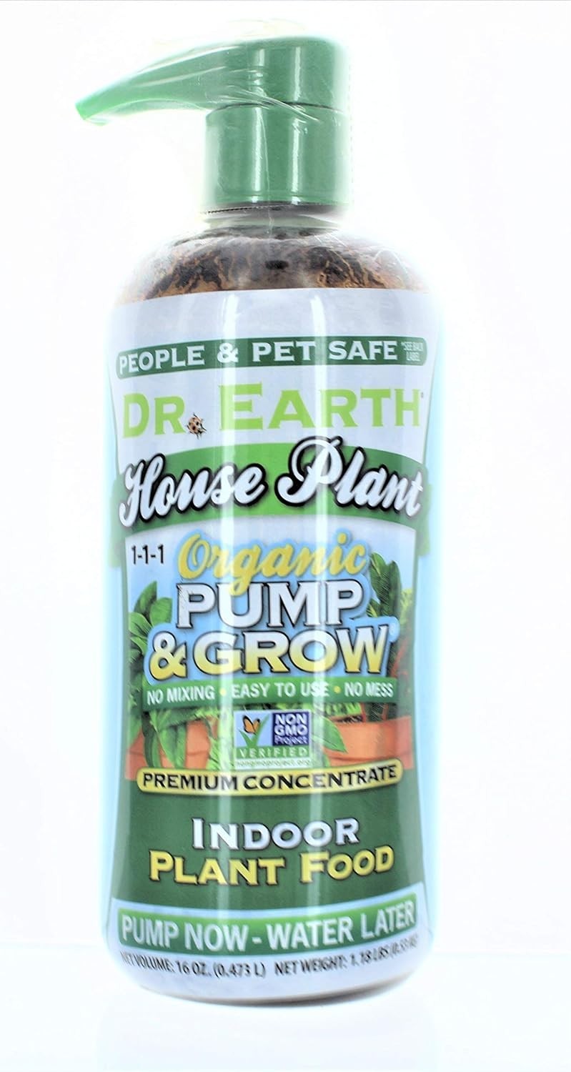 Sustainable 16 oz Organic Plant Fertilizer with Easy-Pump for Effortless Growth