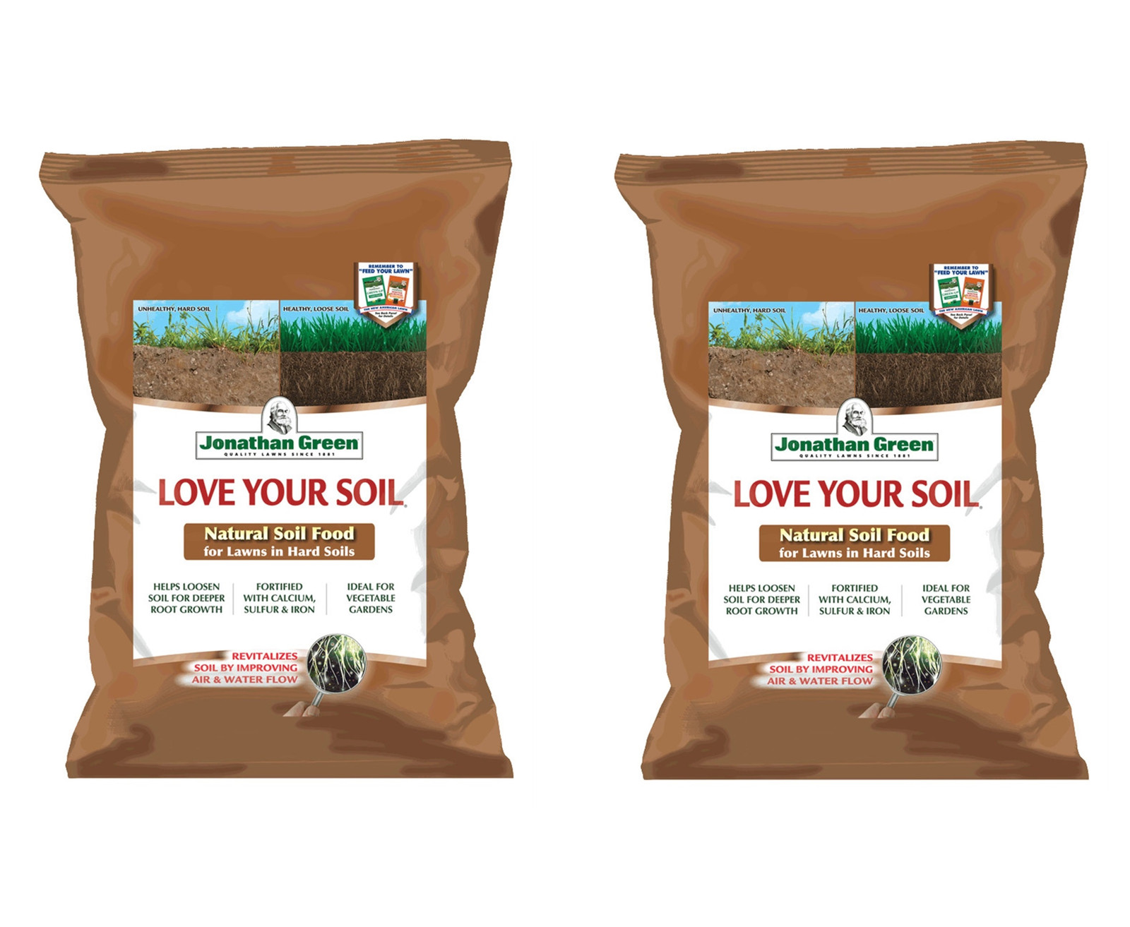 Jonathan Green (#12190) Love Your Soil, Soil Food, 18lb, 2 Pack