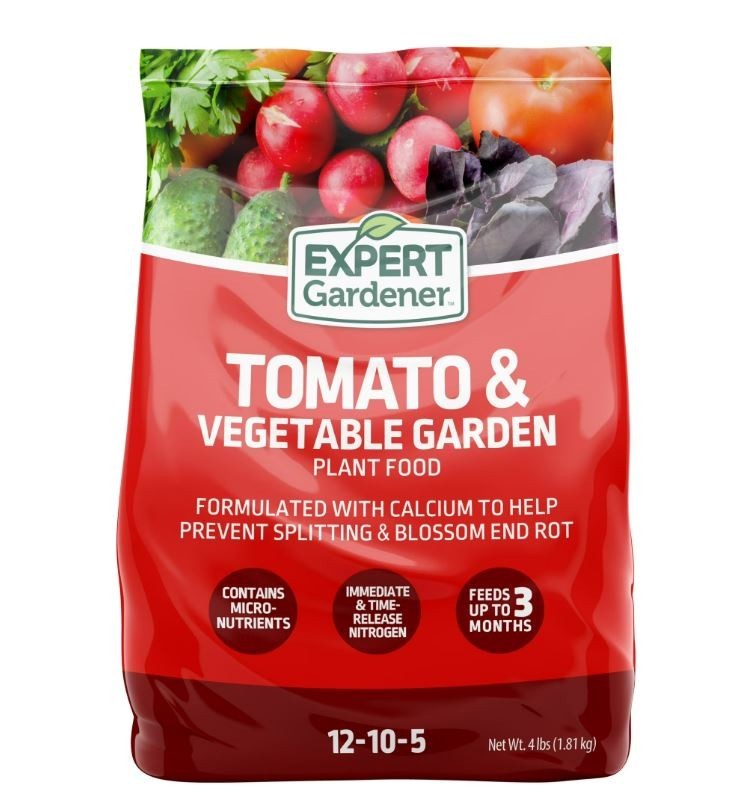 Tomato and Vegetable Garden Plant Food Fertilizer 12-10-5 NPK 4 lb
