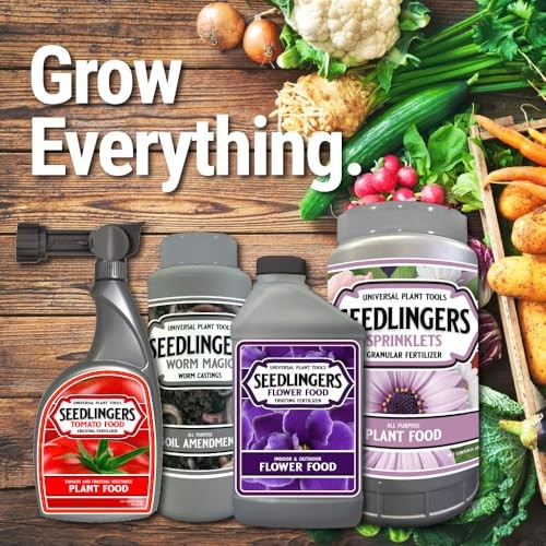 Seedlingers Super Yield Flower & Garden All Purpose Plant Food 32 oz Quart