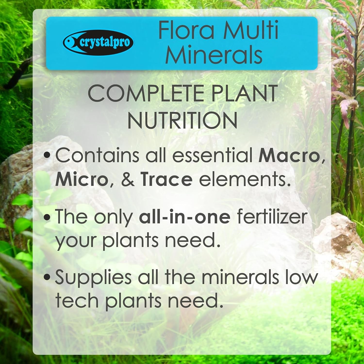 All-in-One Aquarium Plant Fertilizer Flora Multi Minerals