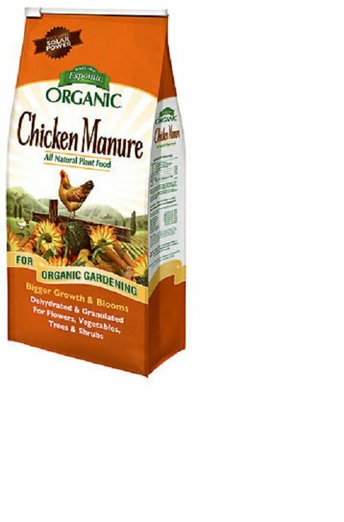 Espoma (#GM25) Organic Chicken Manure – 25lb Bag – Pack of 4