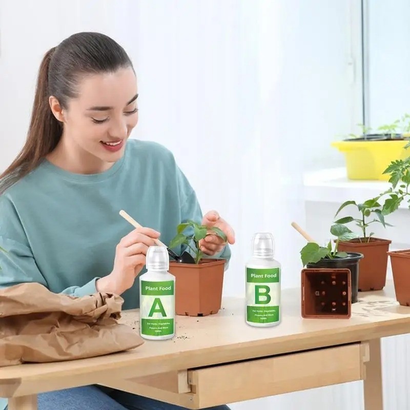 Fertilizer a and B Hydroponic Garden Plant Food Plant Fertilizer for Flowers Veg