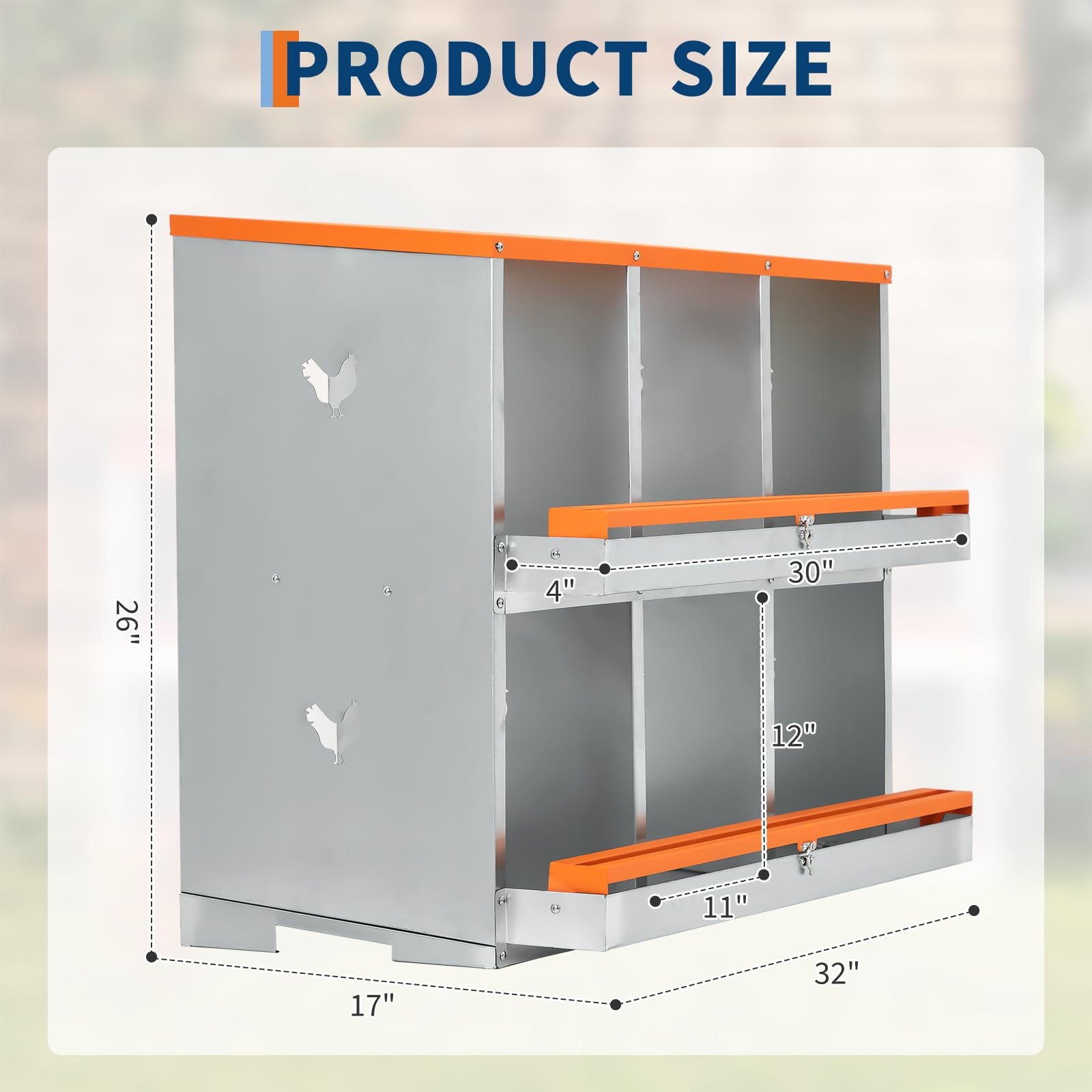 Eliteedge 6 Compartment Nesting Boxes For Chickens Chicken Nesting To Protect