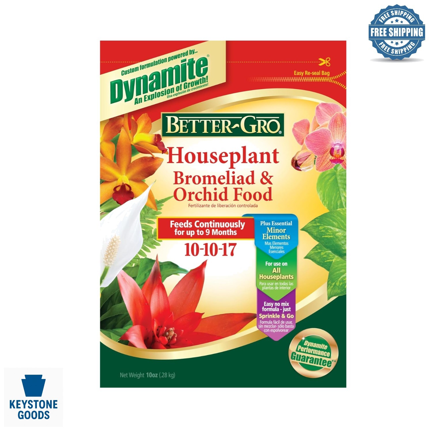 Better Gro Long-Lasting Plant Food for Orchids, Bromeliads & Houseplants