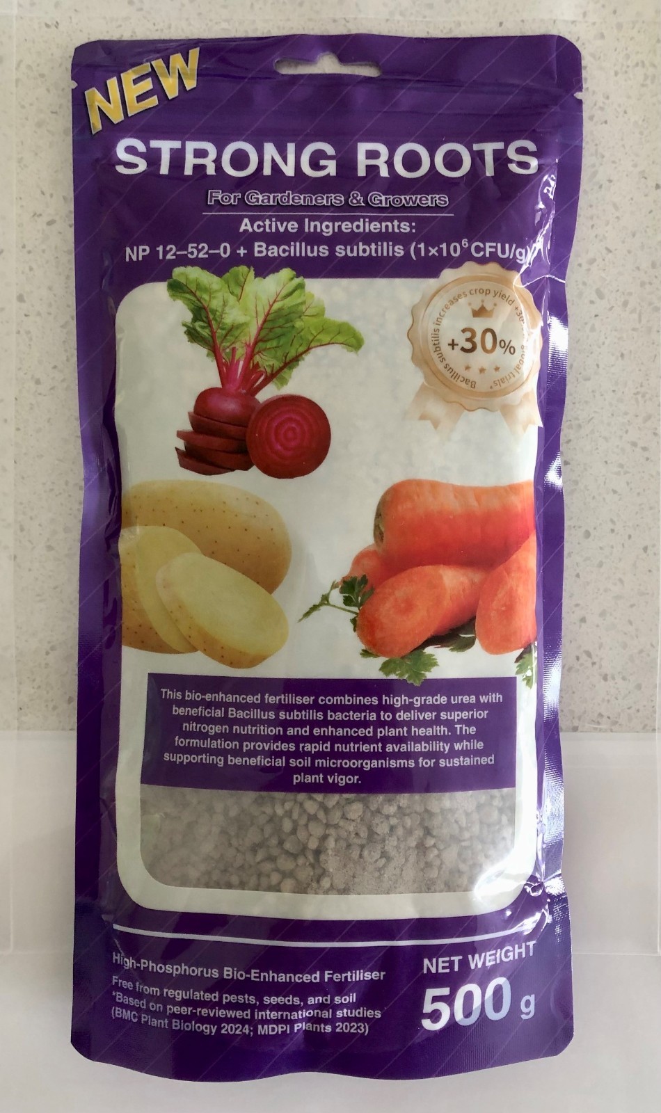 Fertiliser K0:0:60 + B. subtilis – Super Boosts Fruit Ripening & Sweetness 500g