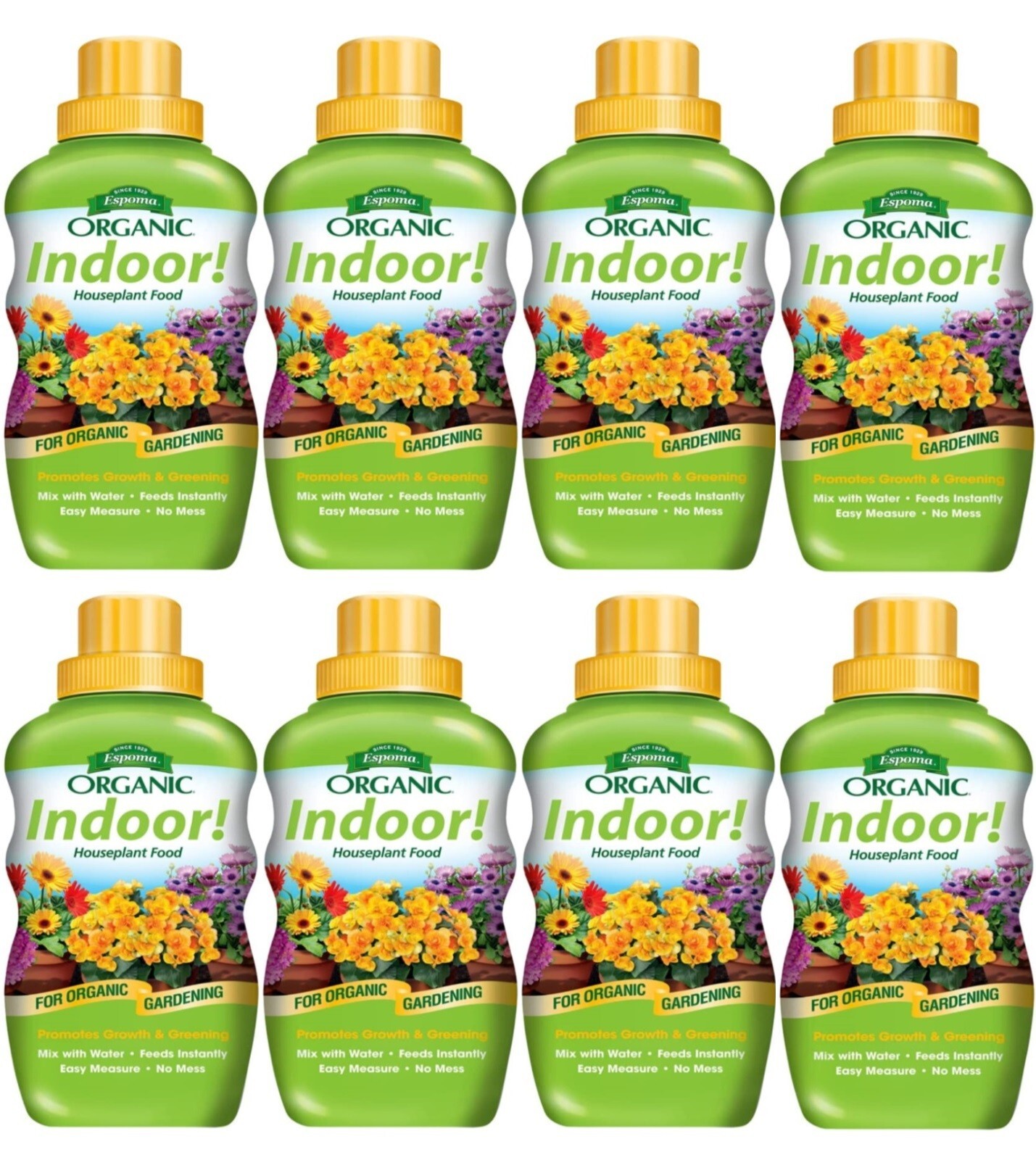 Espoma INPF8 8 oz Organic Indoor Houseplant Food – Pack of 8