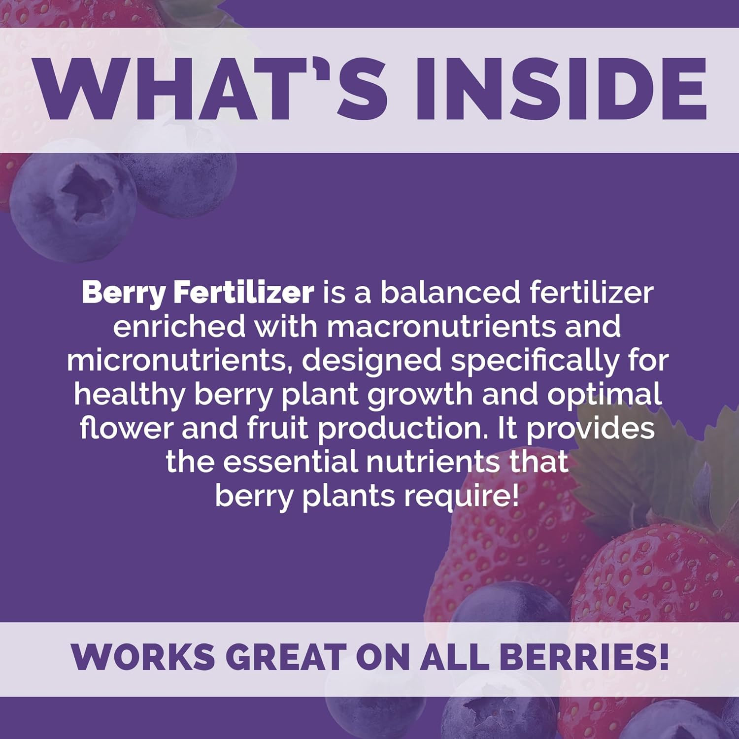 Bloom City Organic Berry Best – Blueberry Fertilizer & Strawberry Fertilizer