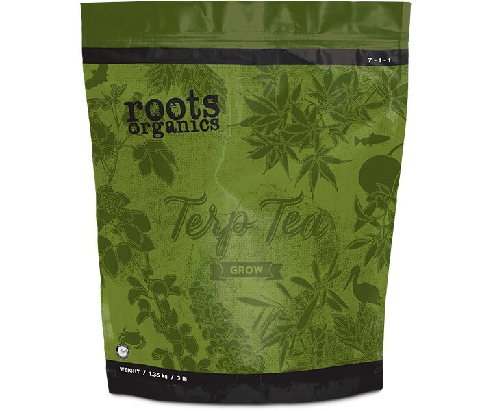 Roots Organics Terp Tea Grow Natural Dry Gardening Nutrient Fertilizer, 9 Lb Bag