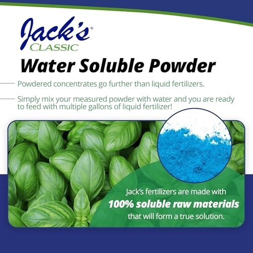 Jack’s Classic 20-20-20 All Purpose Water-Soluble Fertilizer with Micronutrients