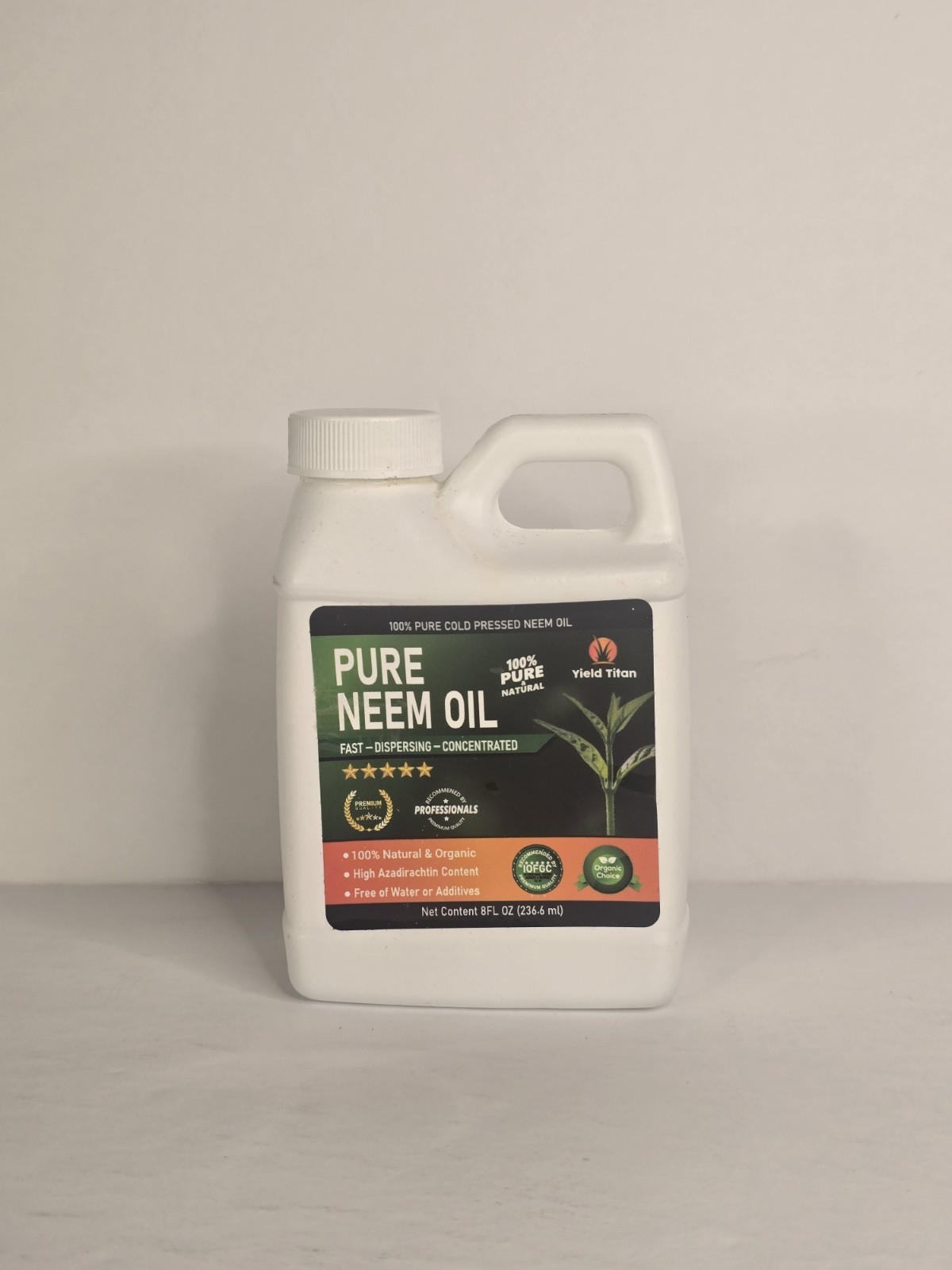 Yield Titan’s 100% Pure Cold Pressed Concentrated Neem Oil (8 Oz)