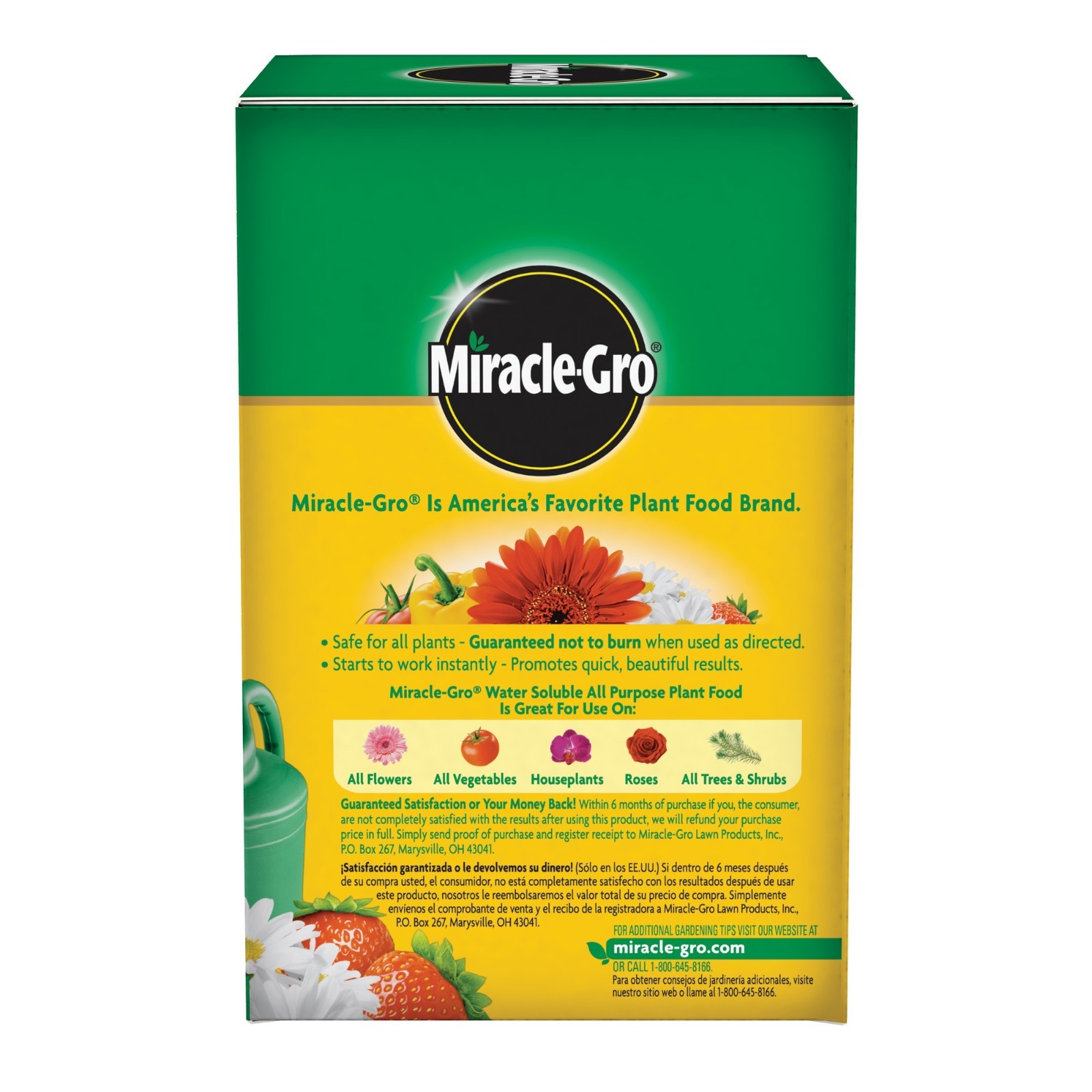 (3 Pack) Miracle-Gro All Purpose Water Soluble Plant Food 1.5lb Plant Fertilizer