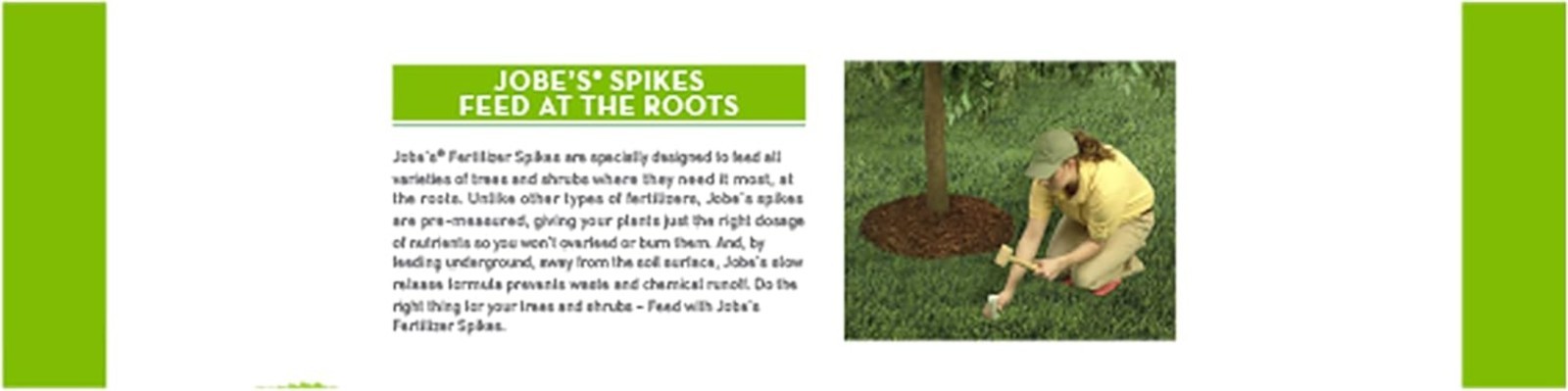 Jobe’s 9 Count Slow Release Fertilizer Spikes – Perfect for Tree & Shrub Health