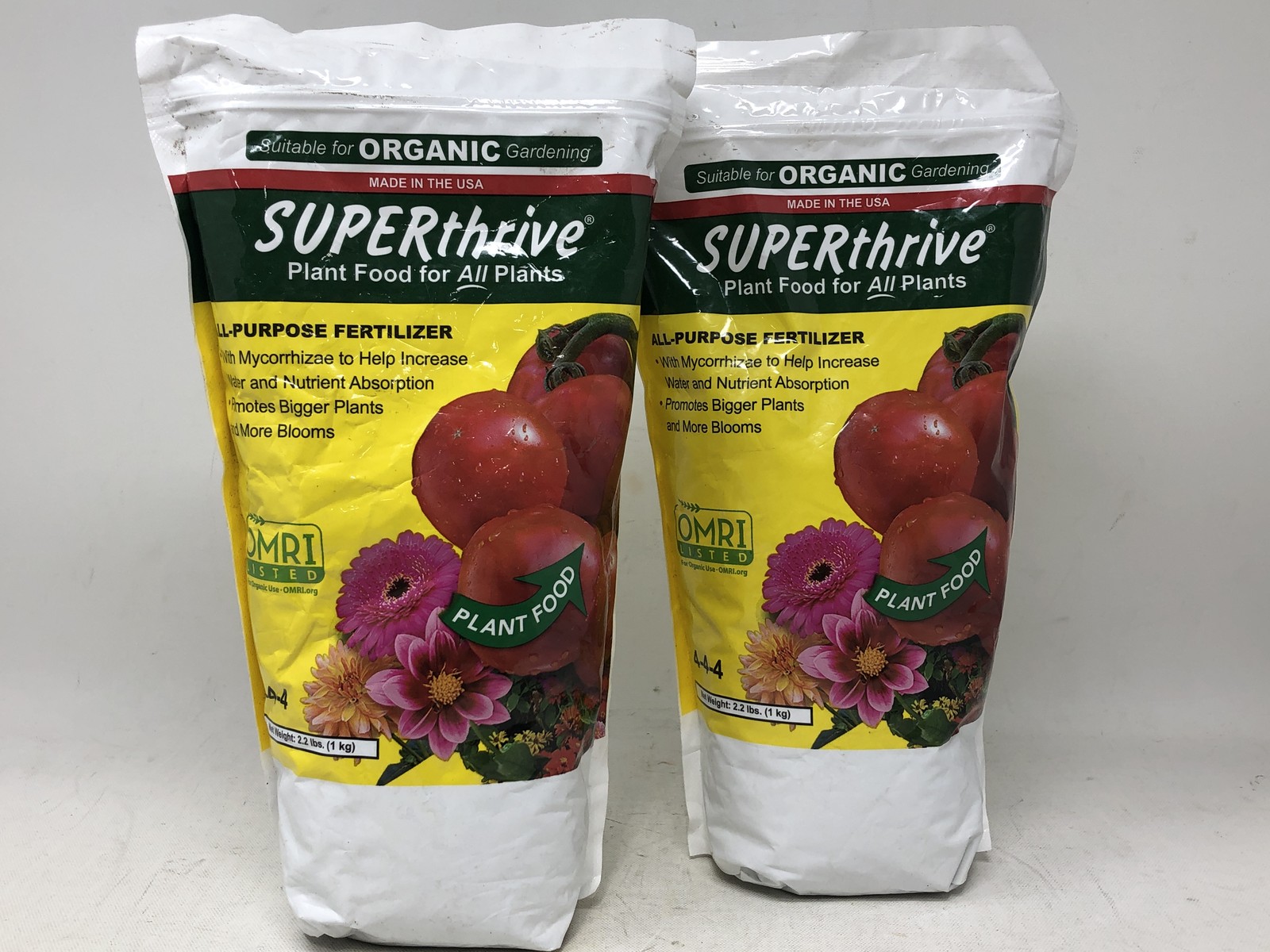 SUPERthrive Organic All-Purpose Plant Food 4-4-4 Solid Granular 2.2 lbs. (Lot 2)