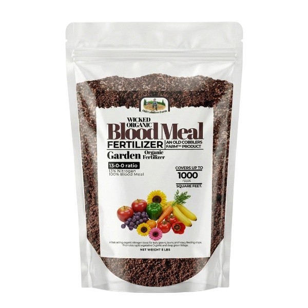 Old Cobblers Farm™ Wicked Organics Blood Meal – Boosts Green, Leafy Growth