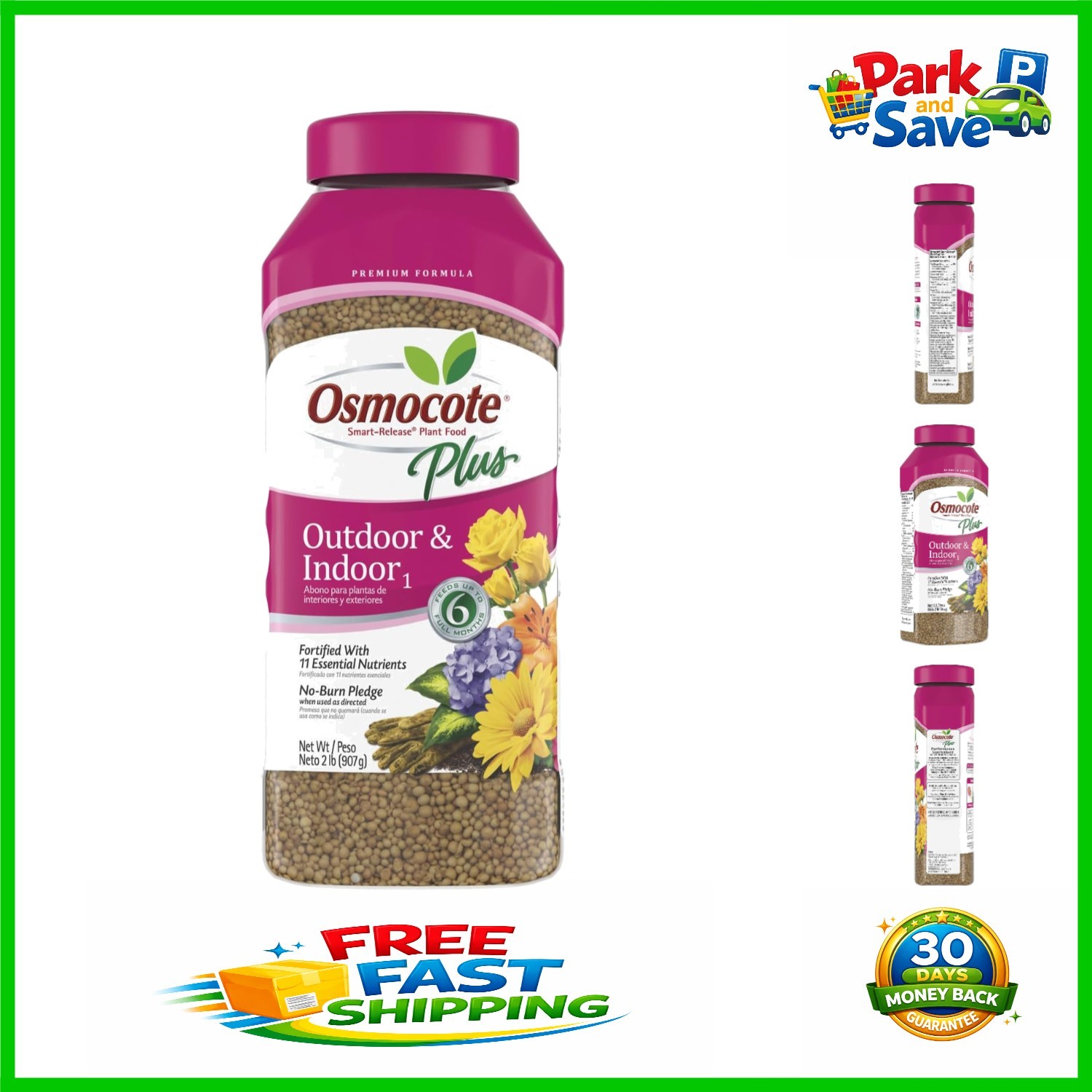 Continuous Release Plant Fertilizer – Nourishing Indoor & Outdoor Plants, 2 lbs
