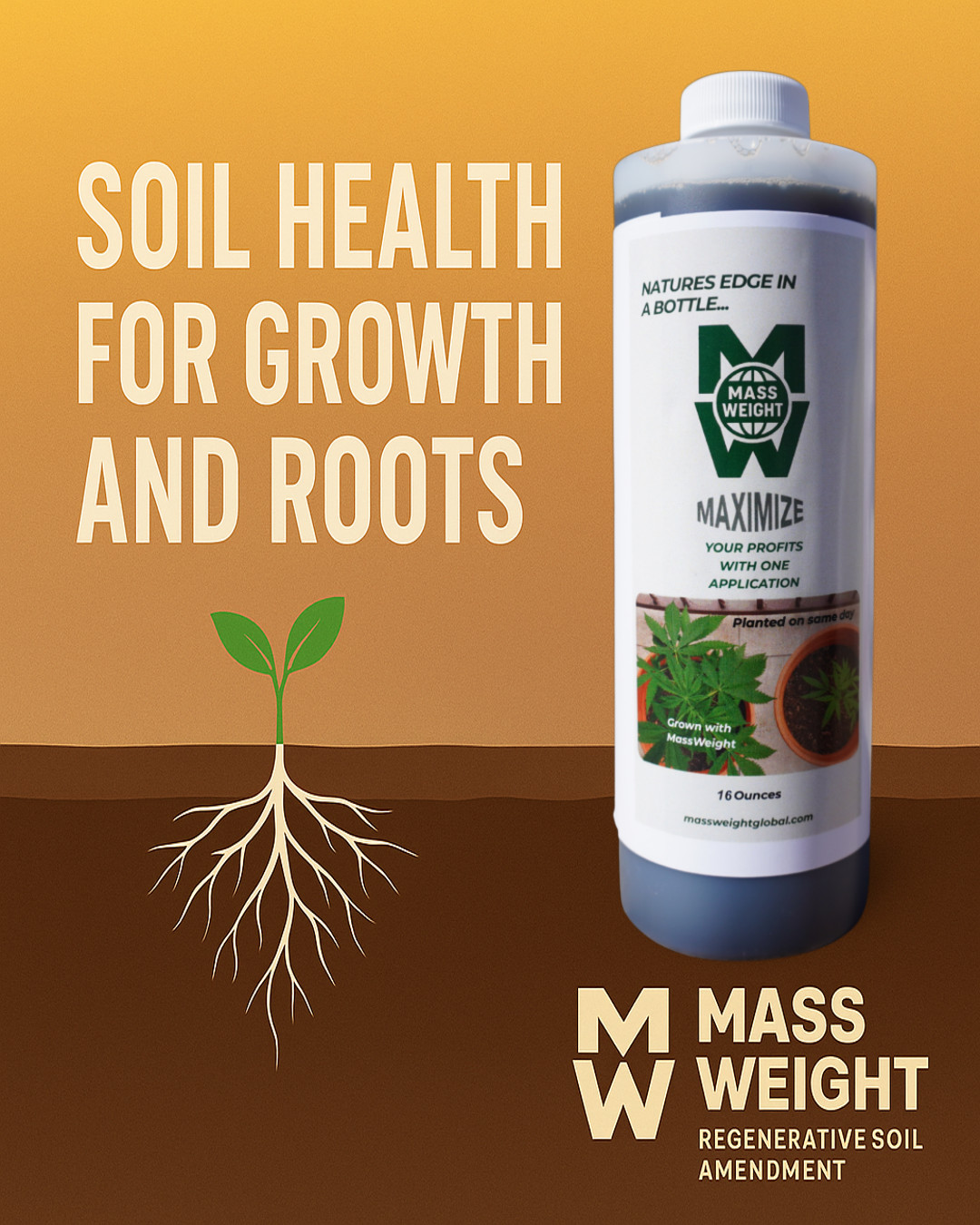 Mass Weight Soil Enhancer Home Gardening and Farms