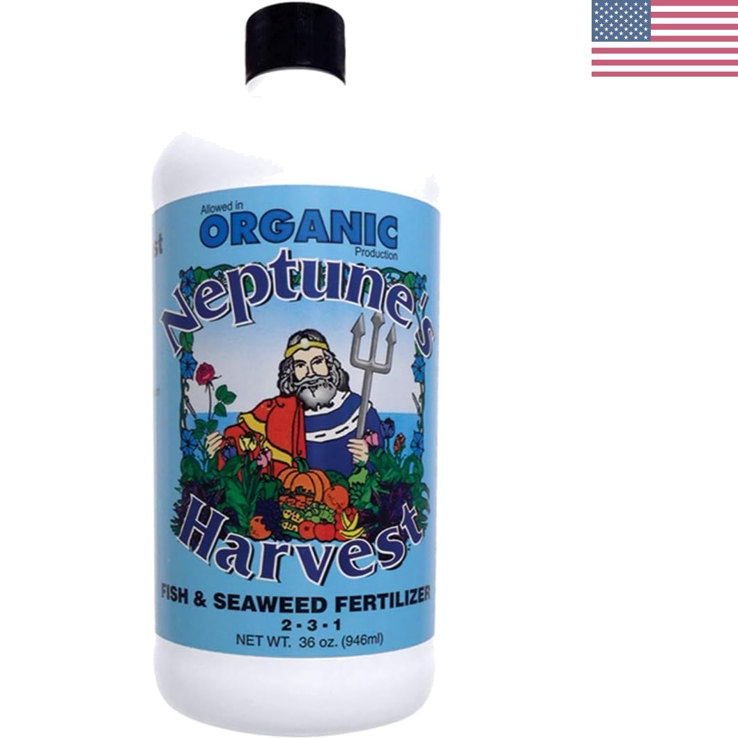 2-3-1 Fish & Seaweed Fertilizer – 36 Oz Liquid for Bountiful Blooming Flowers