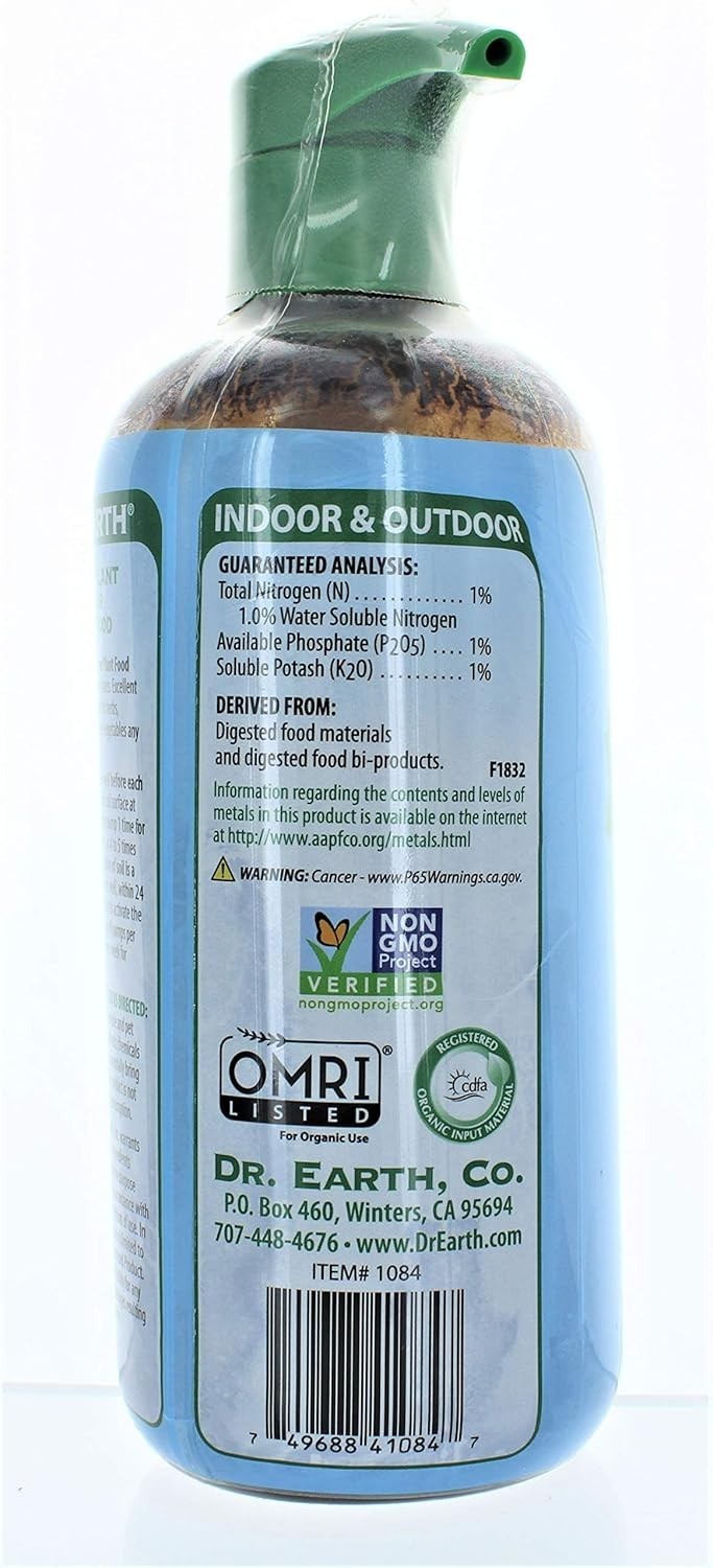 Sustainable 16 oz Organic Plant Fertilizer with Easy-Pump for Effortless Growth