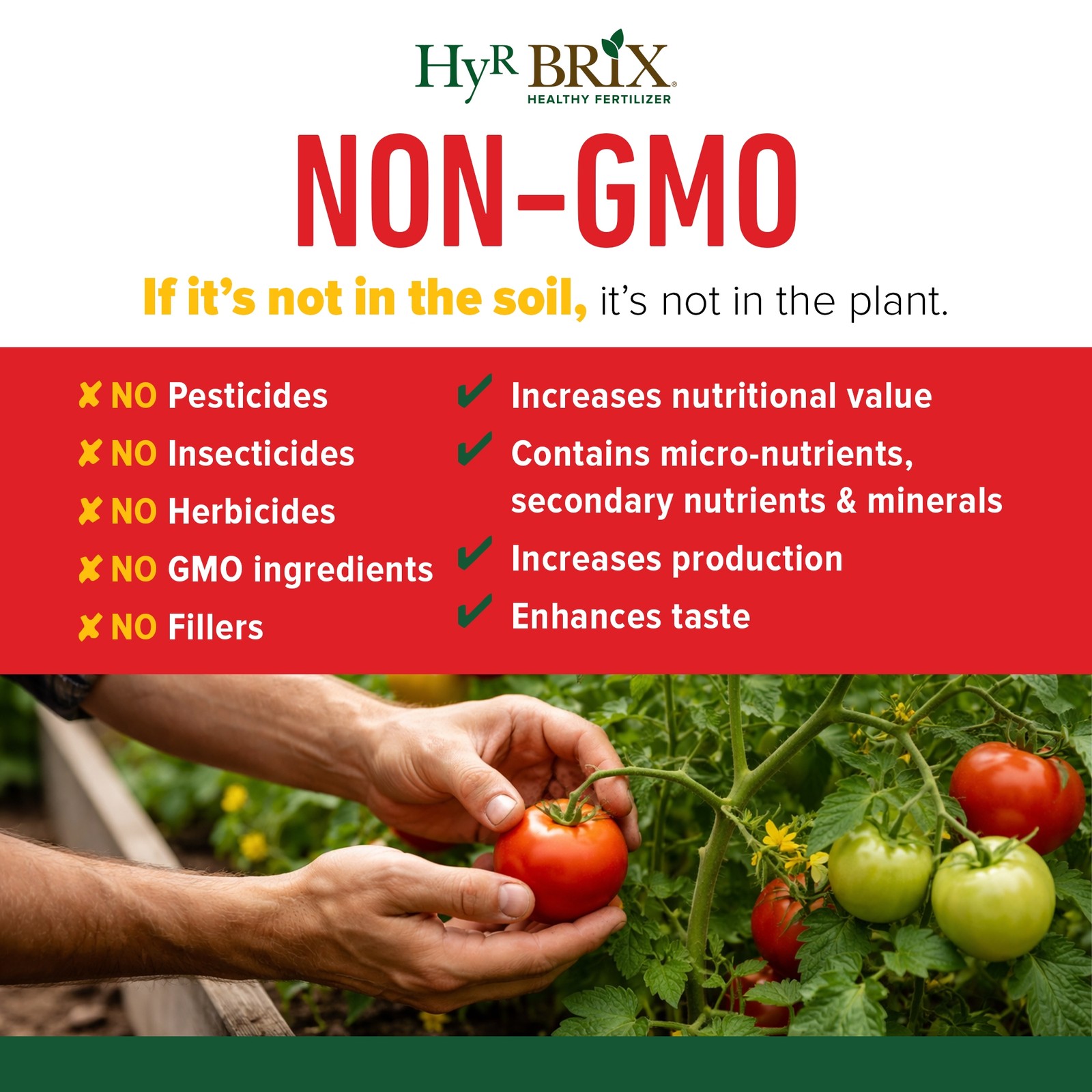 HyR BRIX Slow-Release 5-8-10 Tomato Fertilizer, 45lb Bag