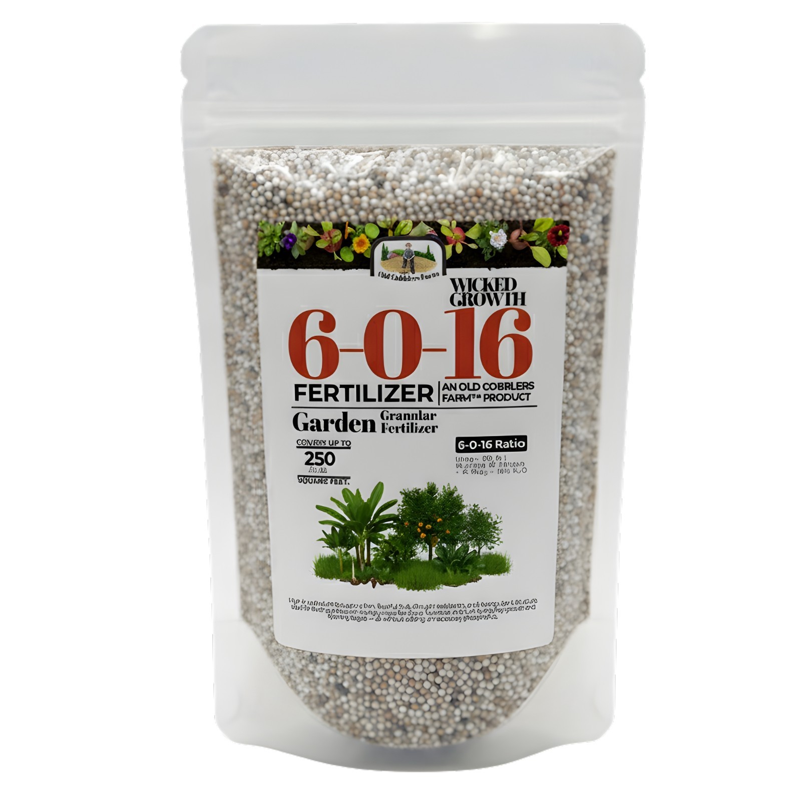 Old Cobblers Farm™ Wicked Growth 6-0-16 Fertilizer– High-Yield Crops Booster