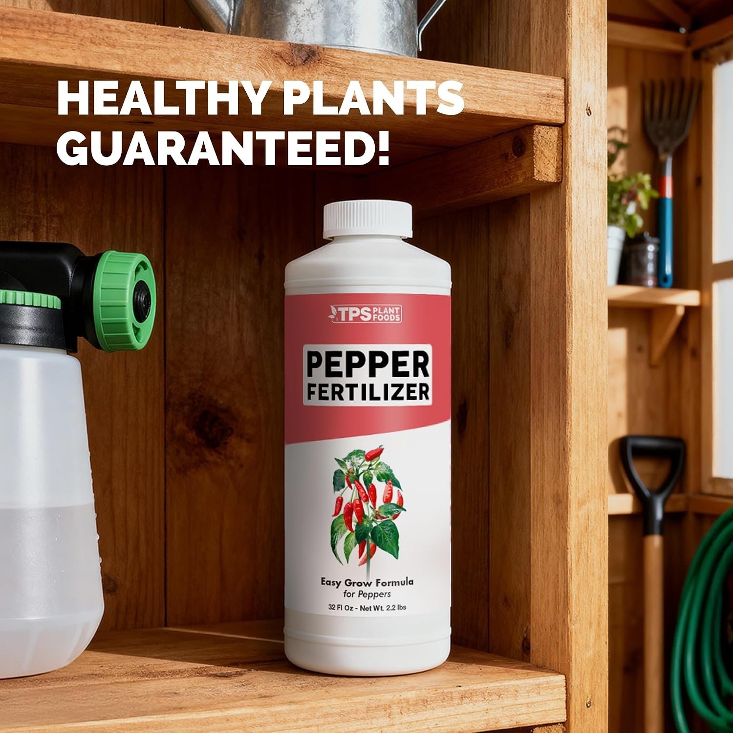 Pepper Fertilizer – Liquid Plant Food for Bigger Harvests, 8 oz | Supports Bl…