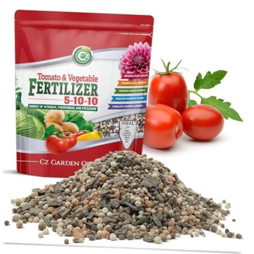 5-10-10 Tomato & Vegetable Fertilizer – Made in USA – 2% Iron + Micronutrients