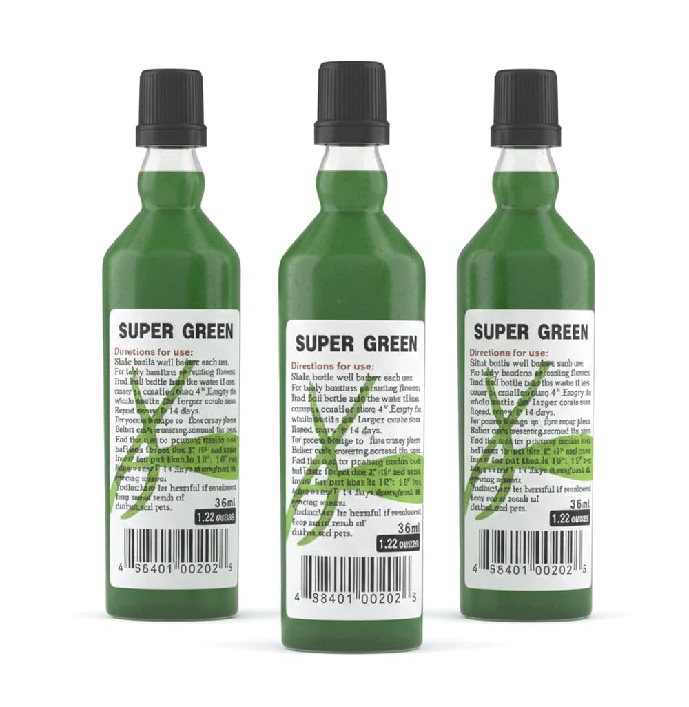 Super Green Lucky Bamboo Fertilizer (3 Bottles) Ready-to-use All Purpose Plant F