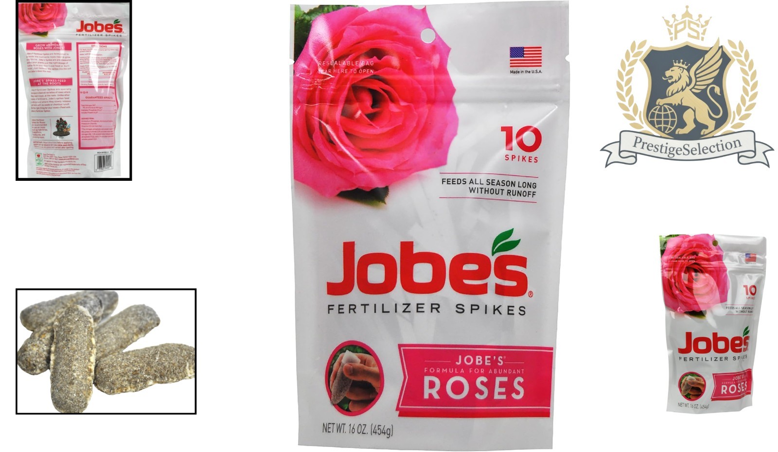 Mess-Free Rose & Flower Fertilizer Spikes – 10 Pack, Perfect for Easy Plant Care