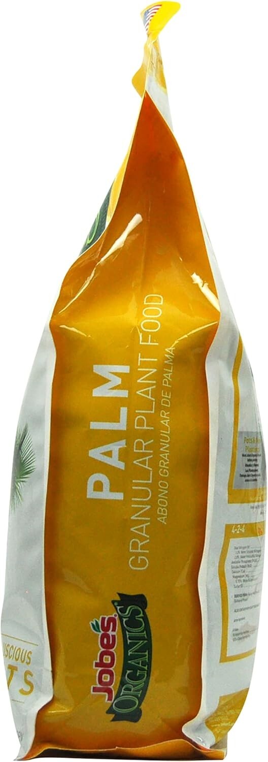 4 lbs Jobe’s Organic Palm Fertilizer – Easy Application, Lush Growth Solution