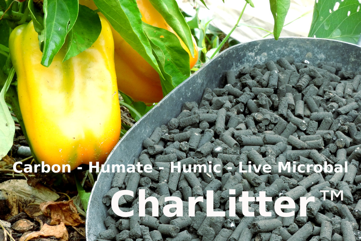 5 lb ORGANIC Chicken POOP Manure Fertilizer Pellet w Humate & Live Microbes 1gal