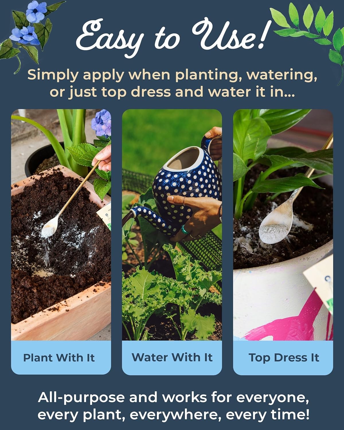 Fast-acting water-soluble plant nutrient solution: [2 bags, 1 lb each]