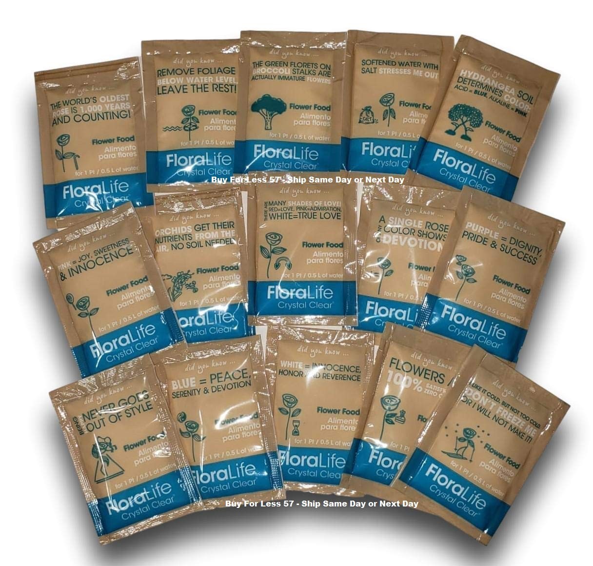 Flower Food 300, 5gm pkg 50