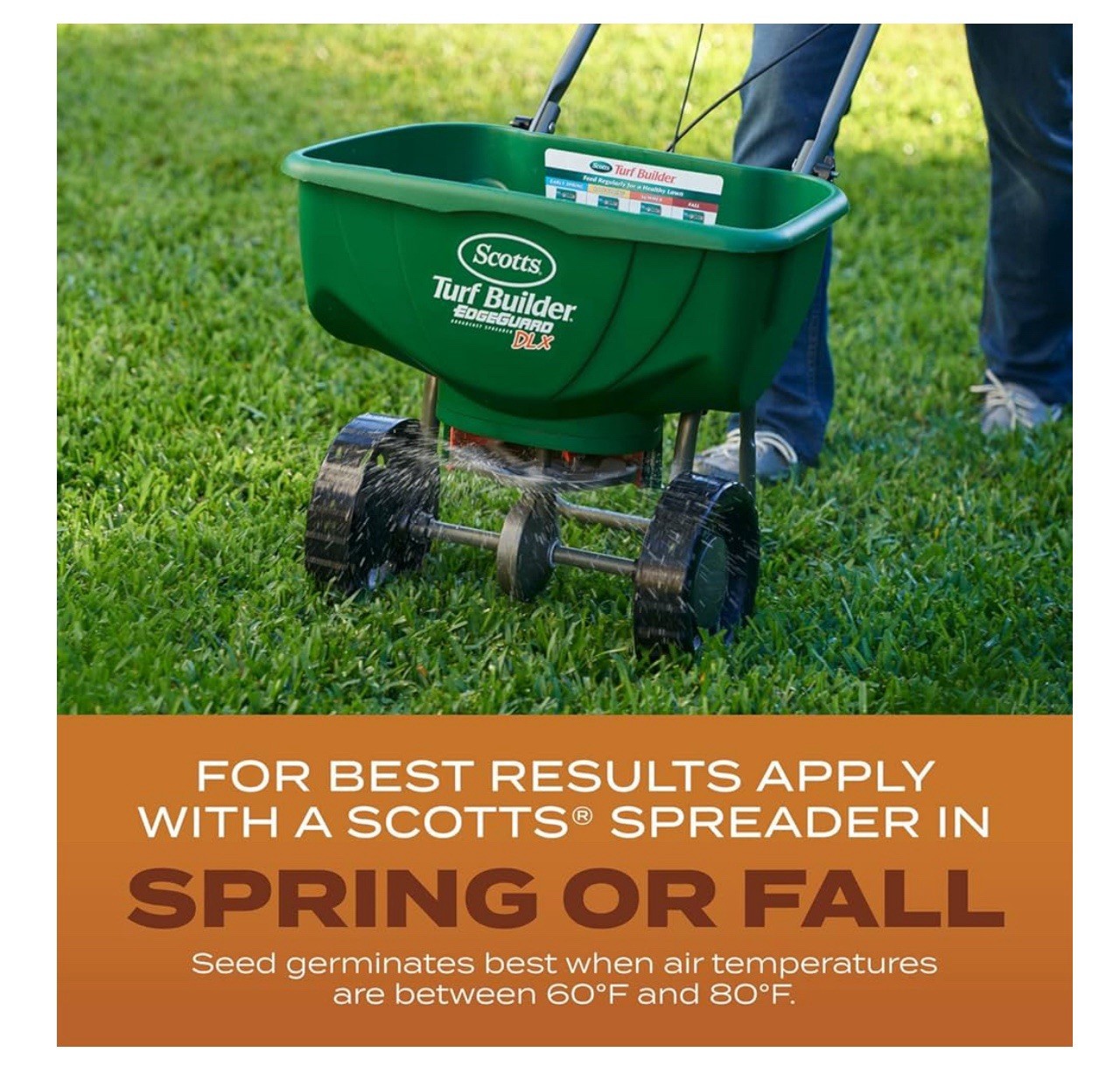 Scotts Turf Builder Grass Seed High Traffic Mix with Fertilizer and Soil