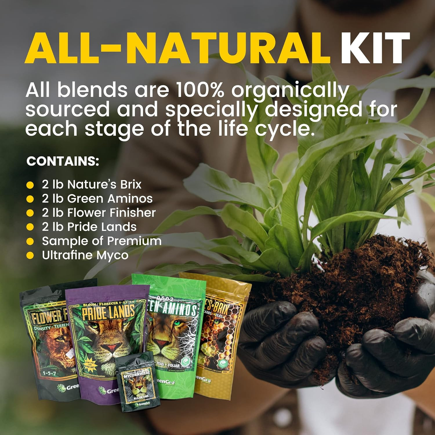 Auto Box, Organic Fertilizer Starter Kit for Indoor and Outdoor Plants, All-Natu