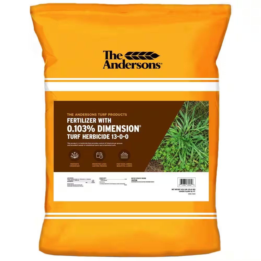 45 Lbs. 16,000 Sq. Ft. 13-0-0 Lawn Fertilizer with 0.103% Dimension Pre-Emergent