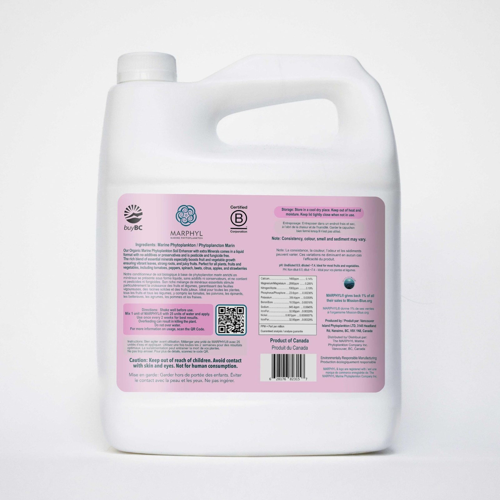 Organic Liquid Fertilizer – Essential Trace Minerals for Healthy Plants, Flowers
