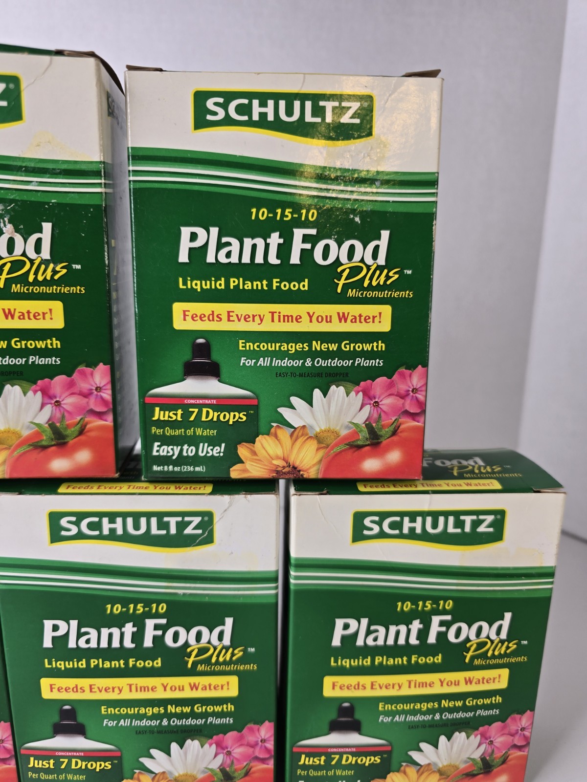 Lot Of 5 Schultz 8oz. All Purpose Liquid Plant Food New