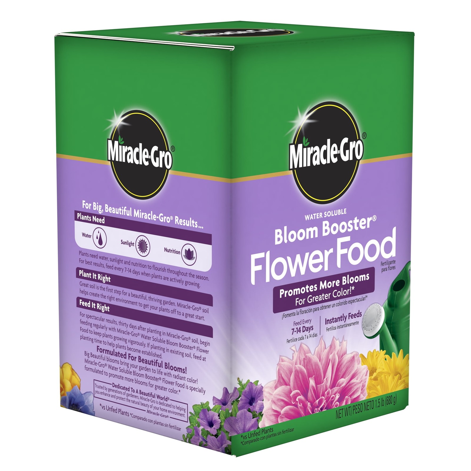 Water Soluble Bloom Booster Flower Food Plant Fertilizer 1.5 lb