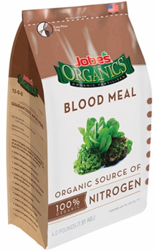 Jobe’s 09327 3 lb Organic Blood Meal 12-0-0 Fertilizer Plant Food – Pack of 2