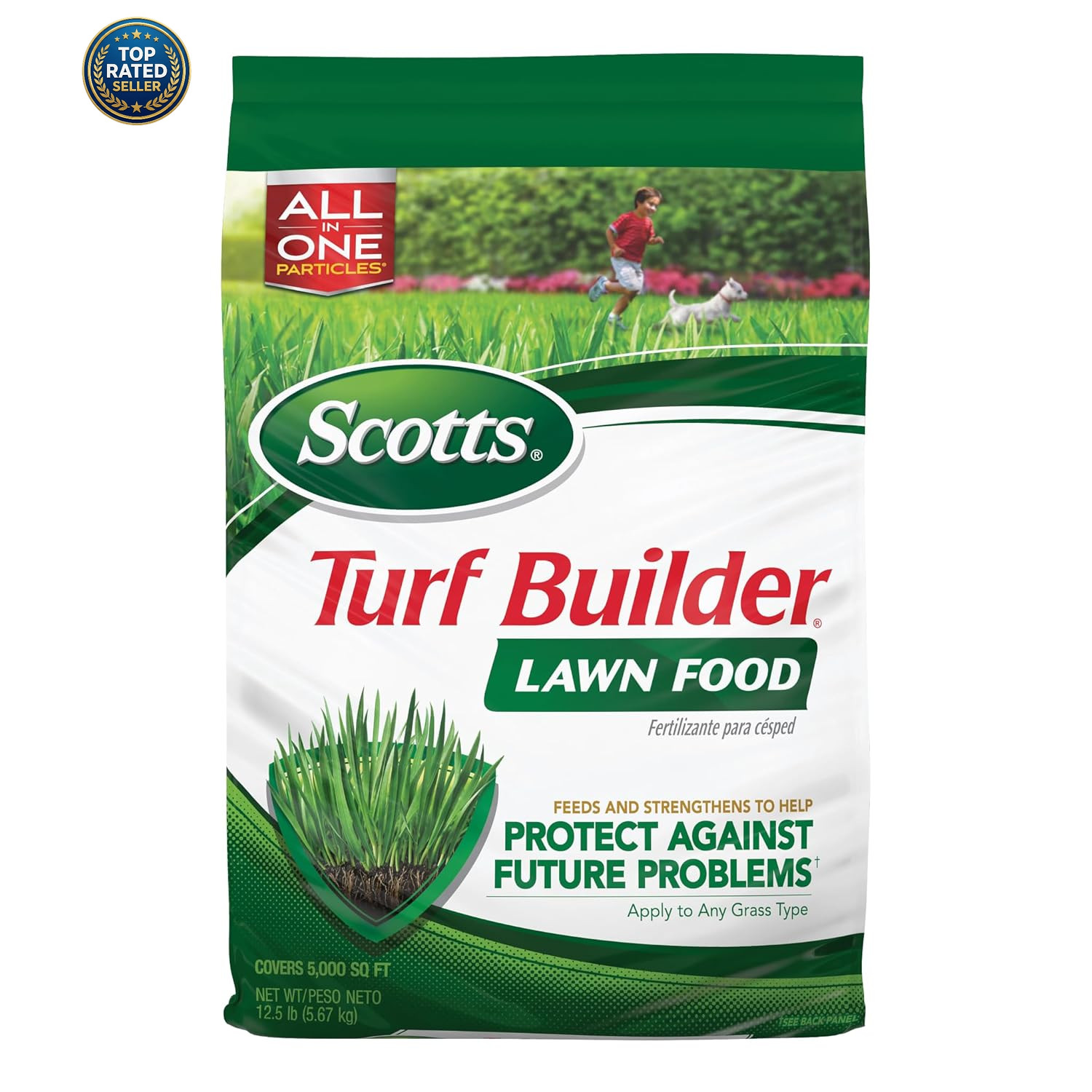 Scotts Turf Builder Lawn Food, 12.5 Lbs. | Fertilizer for Grass, for All Grass T