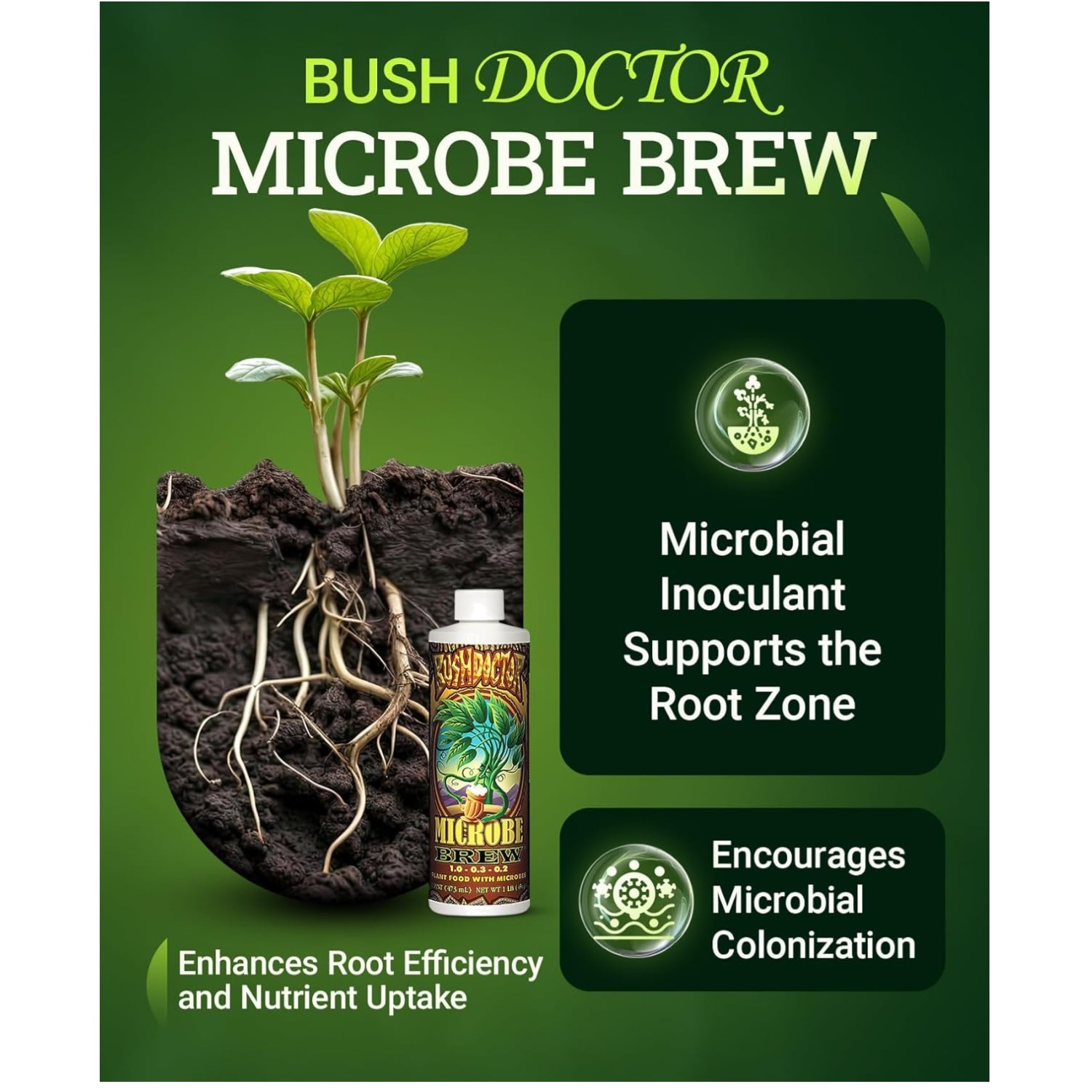 Organic Plant Nutrition – Liquid Microbial Inoculant