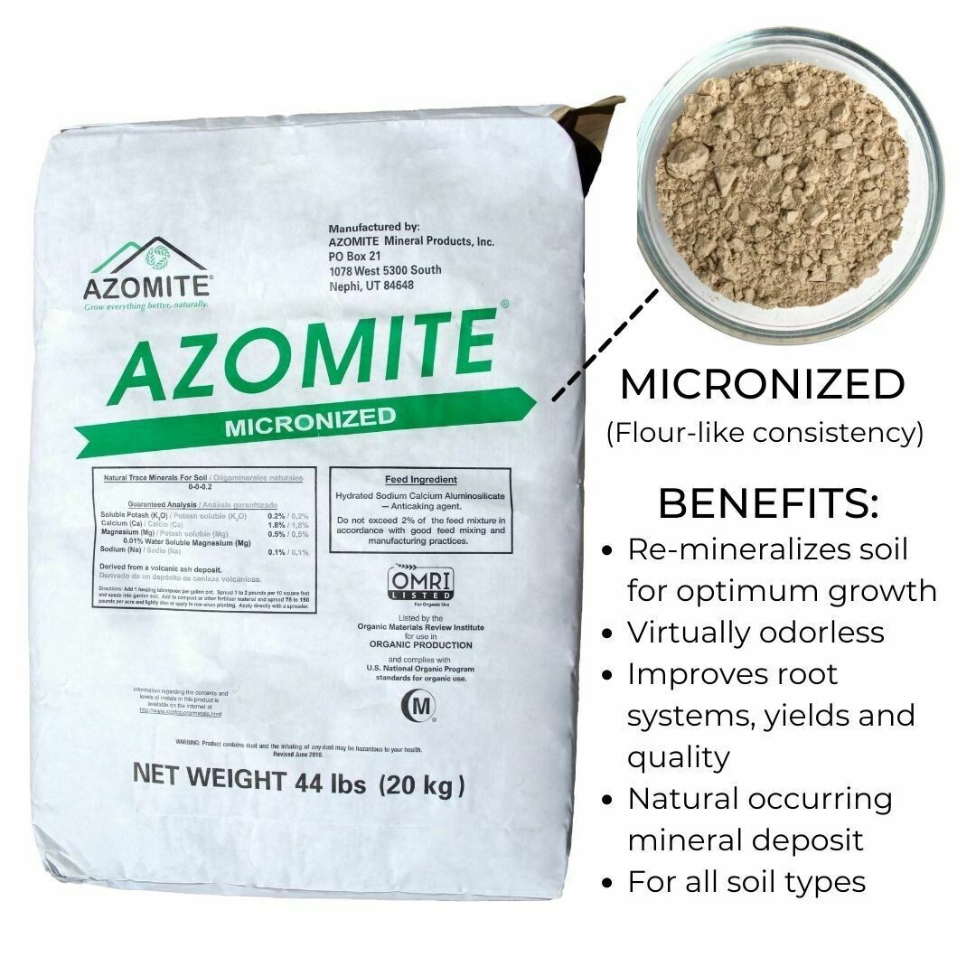 Organic Azomite Mineral Soluble Fertilizer Powder