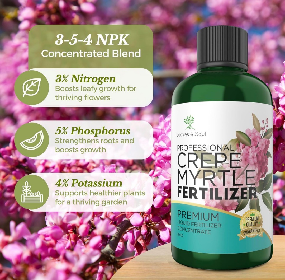 Myrtle Professional Liquid Fertilizer 3-5-4 Nutrient Blend Concentrate 8 oz