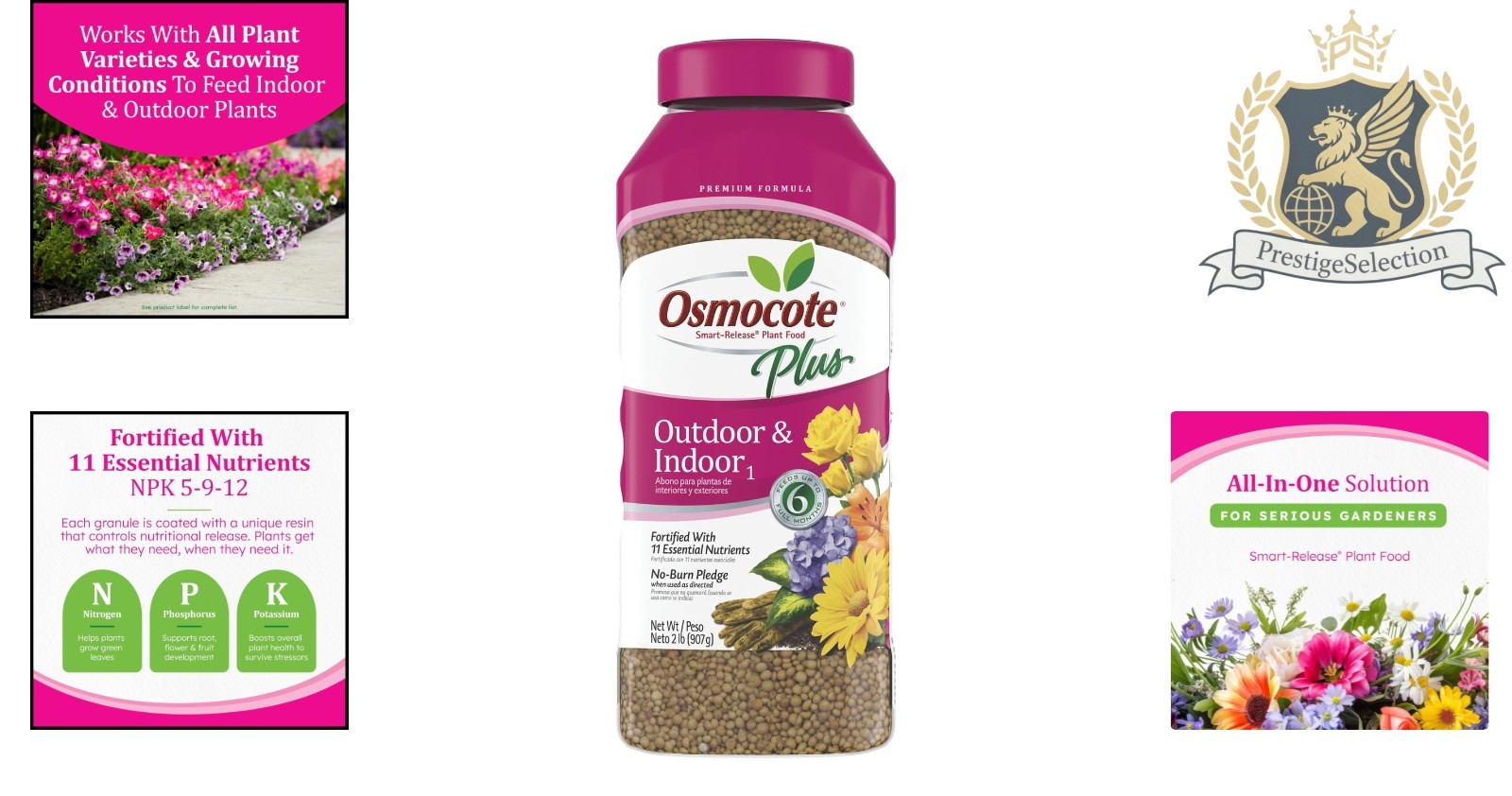 Smart-Release Plant Food Plus 2 lbs – All-in-One Fertilizer for Indoor & Outdoor
