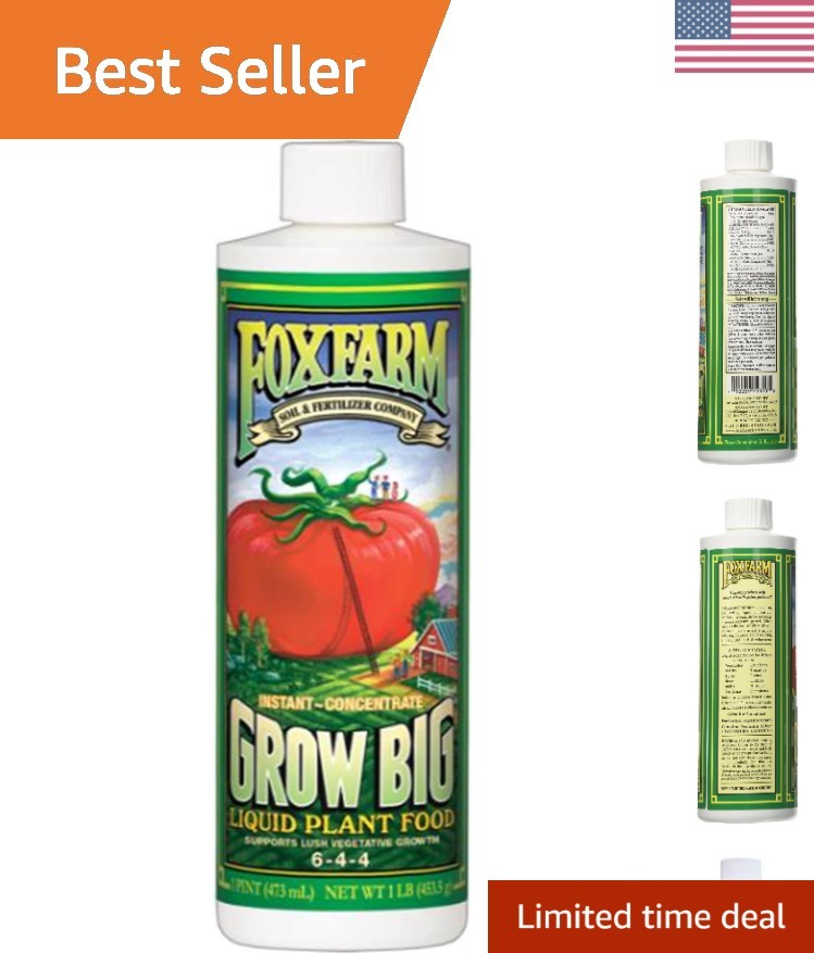 Liquid Bloom Fertilizer for Abundant Flowers, Fruits & Vegetables, Pint