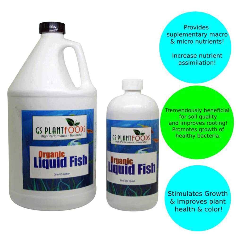Organic Hydrolyzed Liquid Fish Fertilizer By 1 Gallon