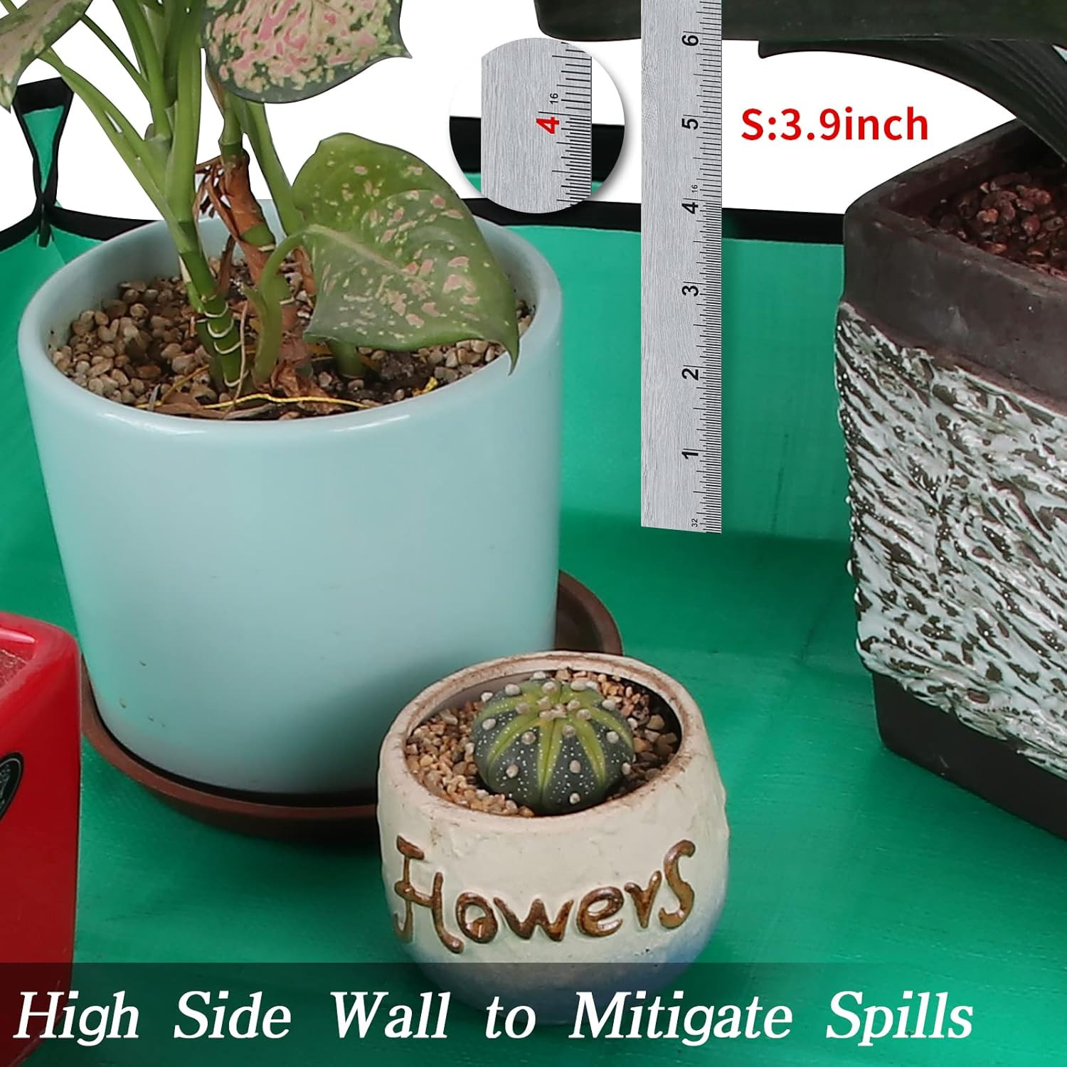 Plant Repotting Mat for Indoor Plants Potting Soil Mix, Waterproof Plant Repotti